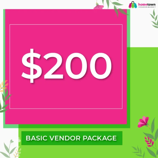 Florence Spring Craft and Vendor Market General Vendor Package $200