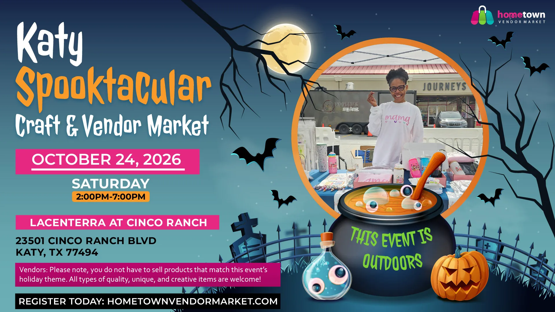 Katy Oct 24 Spooktacular Craft & Vendor Market_Mesa de trabajo 1 Foley Back to School